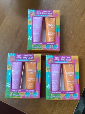 Spa Luxury Limited Edition Hand Cream Bundle New 3 packs